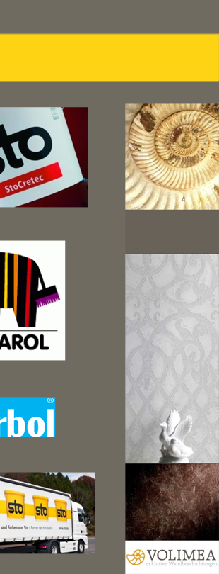 Unsere Partner: STO, StoCretec, Keim, Caparol, Sikkens, Herbol, Volimera